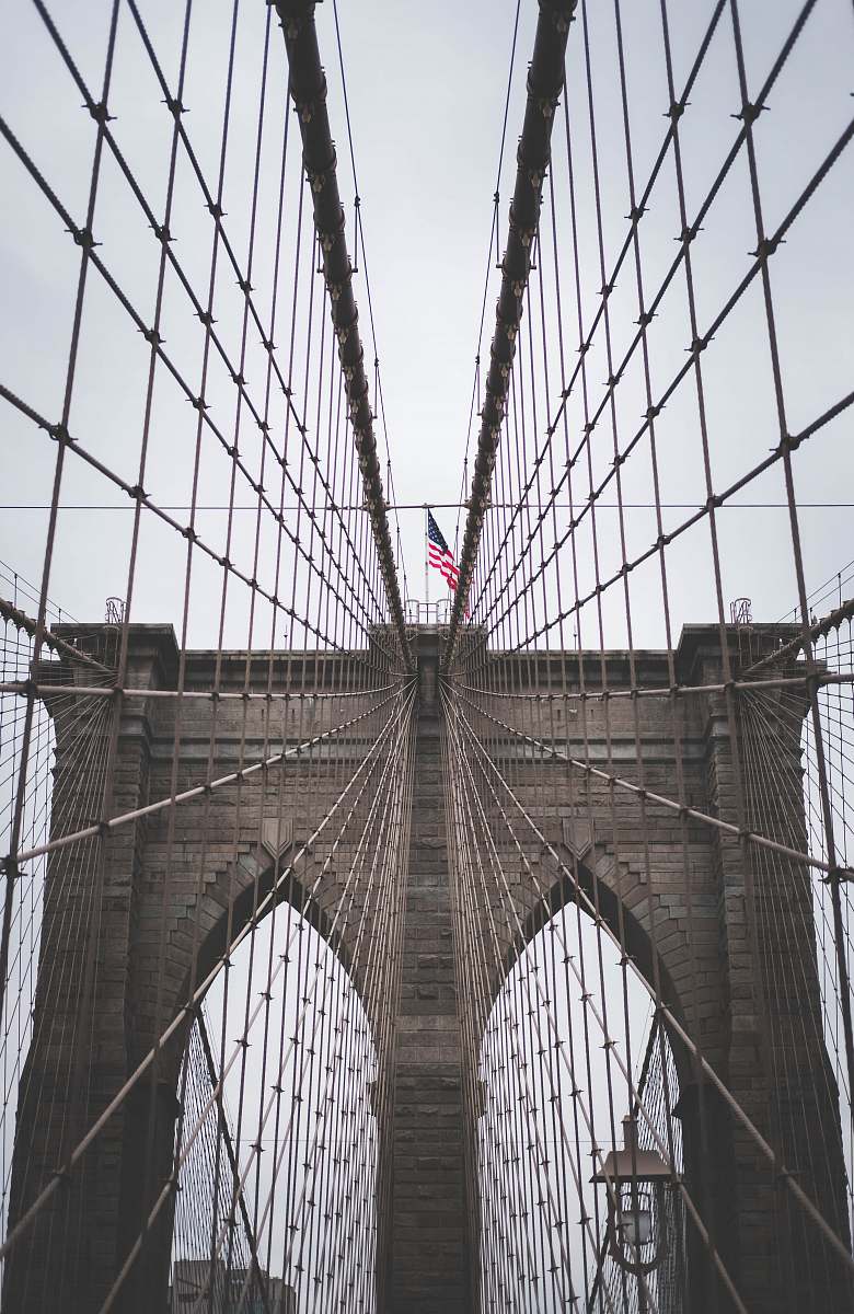 new york closeup photo of Brooklyn Bridge brooklyn bridge